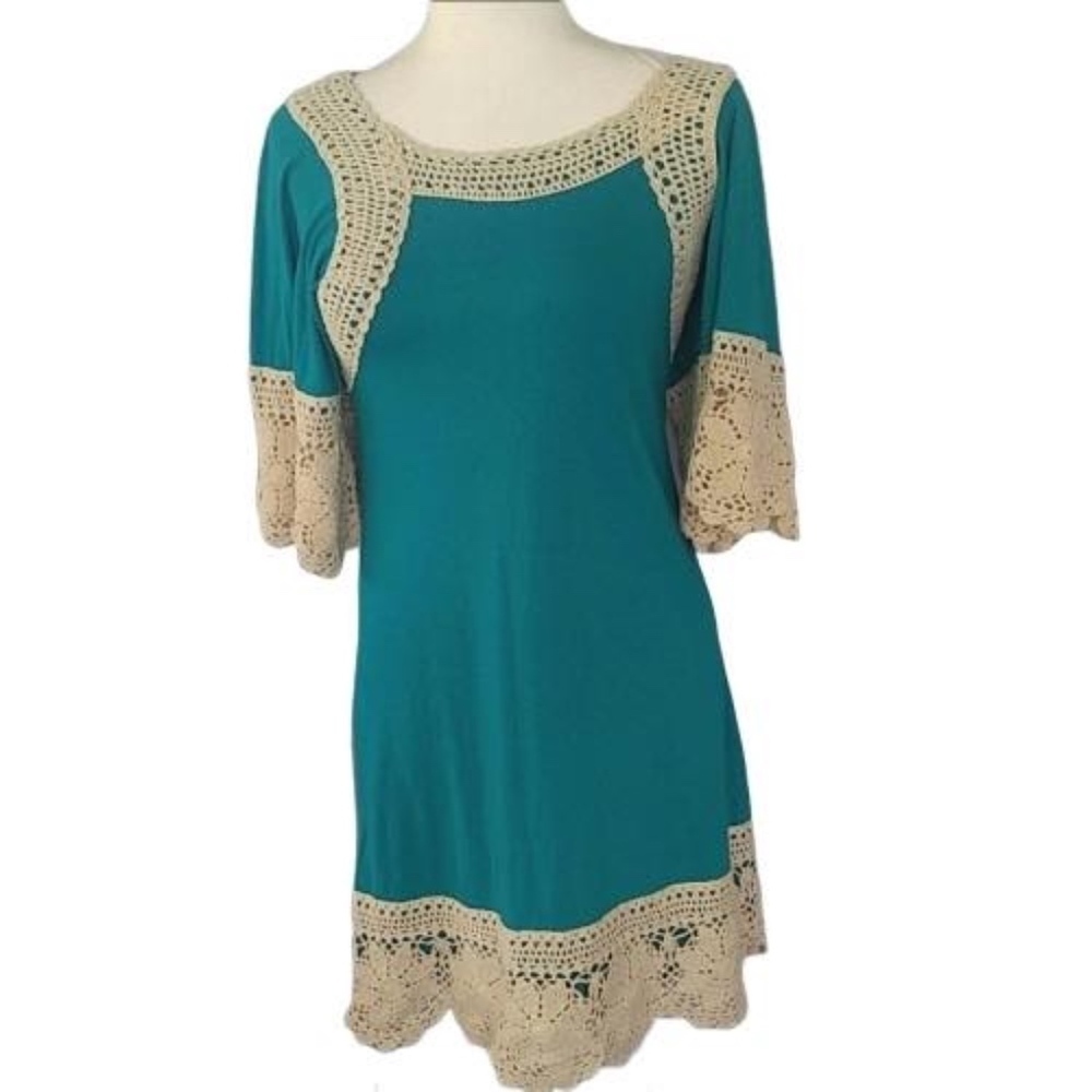 - Judith March crochet  BOHO Cover dress S